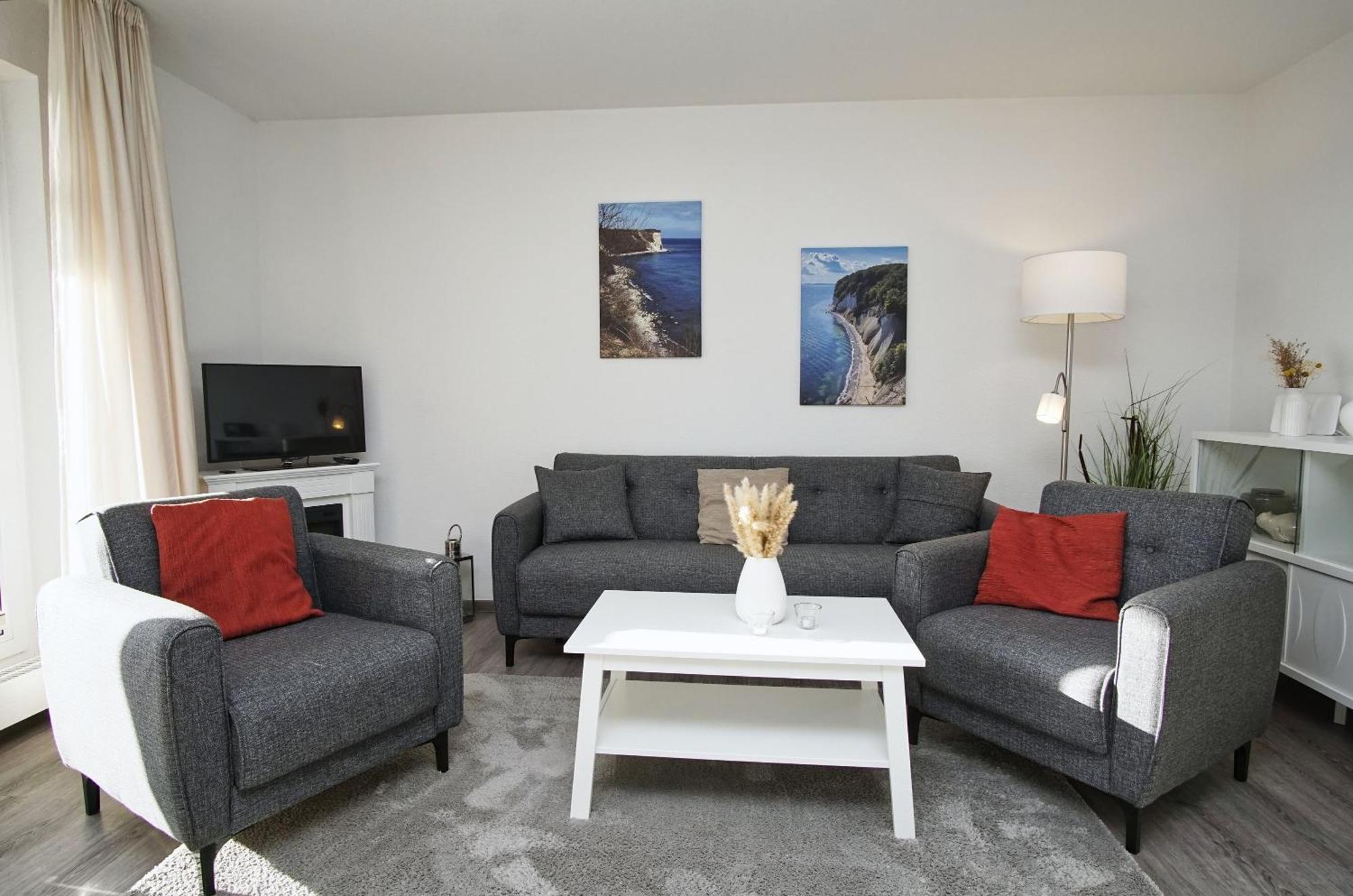 Hafenhäuser Breege FeWo 05 Balkon Exteriör bild