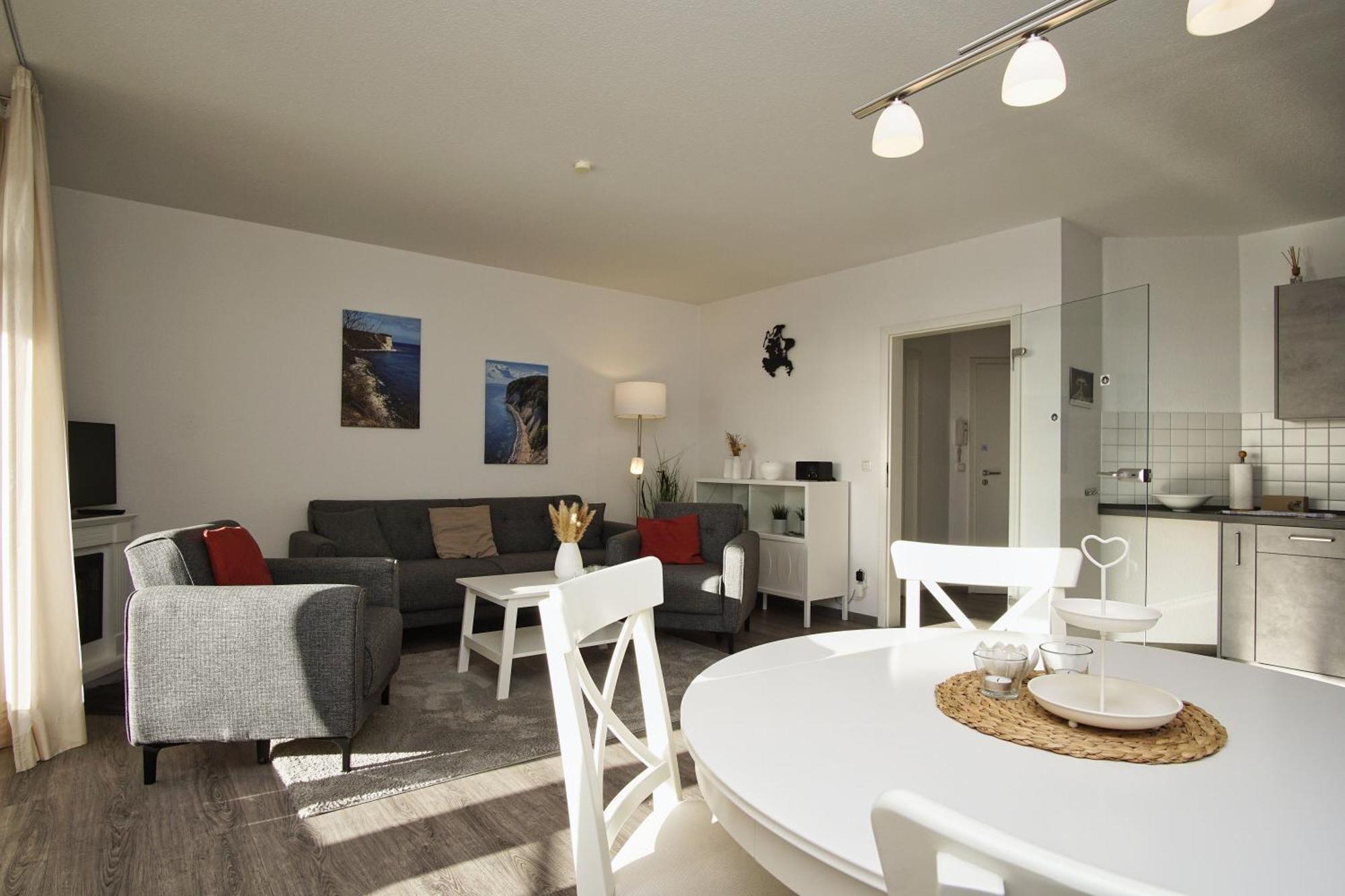 Hafenhäuser Breege FeWo 05 Balkon Exteriör bild