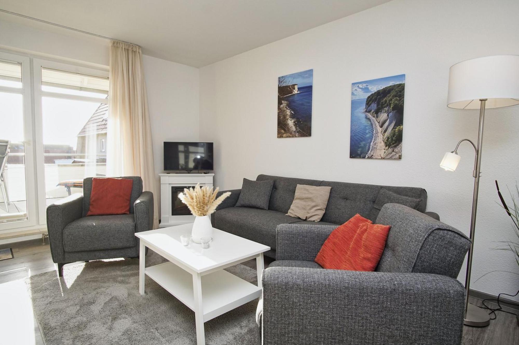 Hafenhäuser Breege FeWo 05 Balkon Exteriör bild