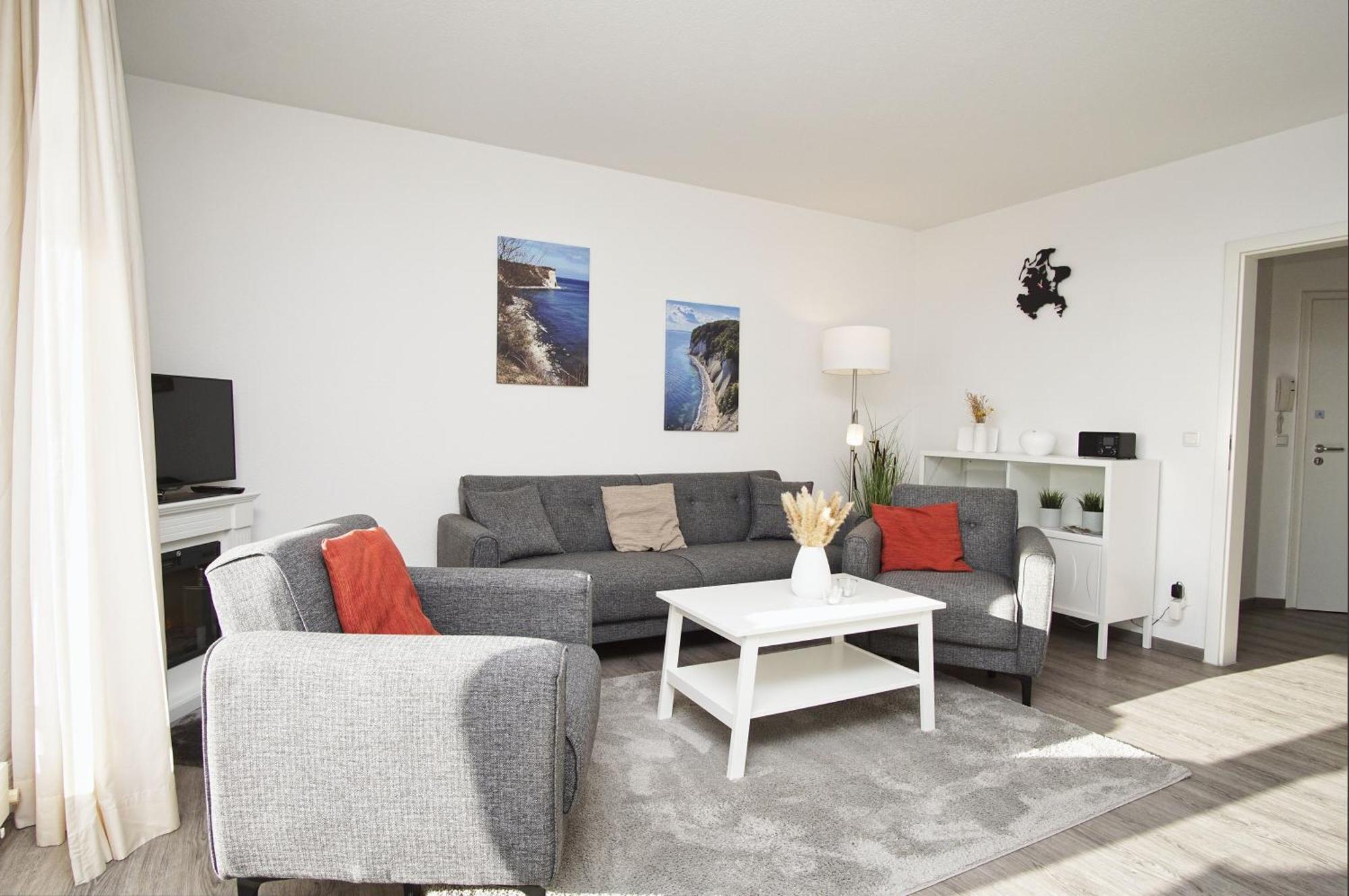 Hafenhäuser Breege FeWo 05 Balkon Exteriör bild