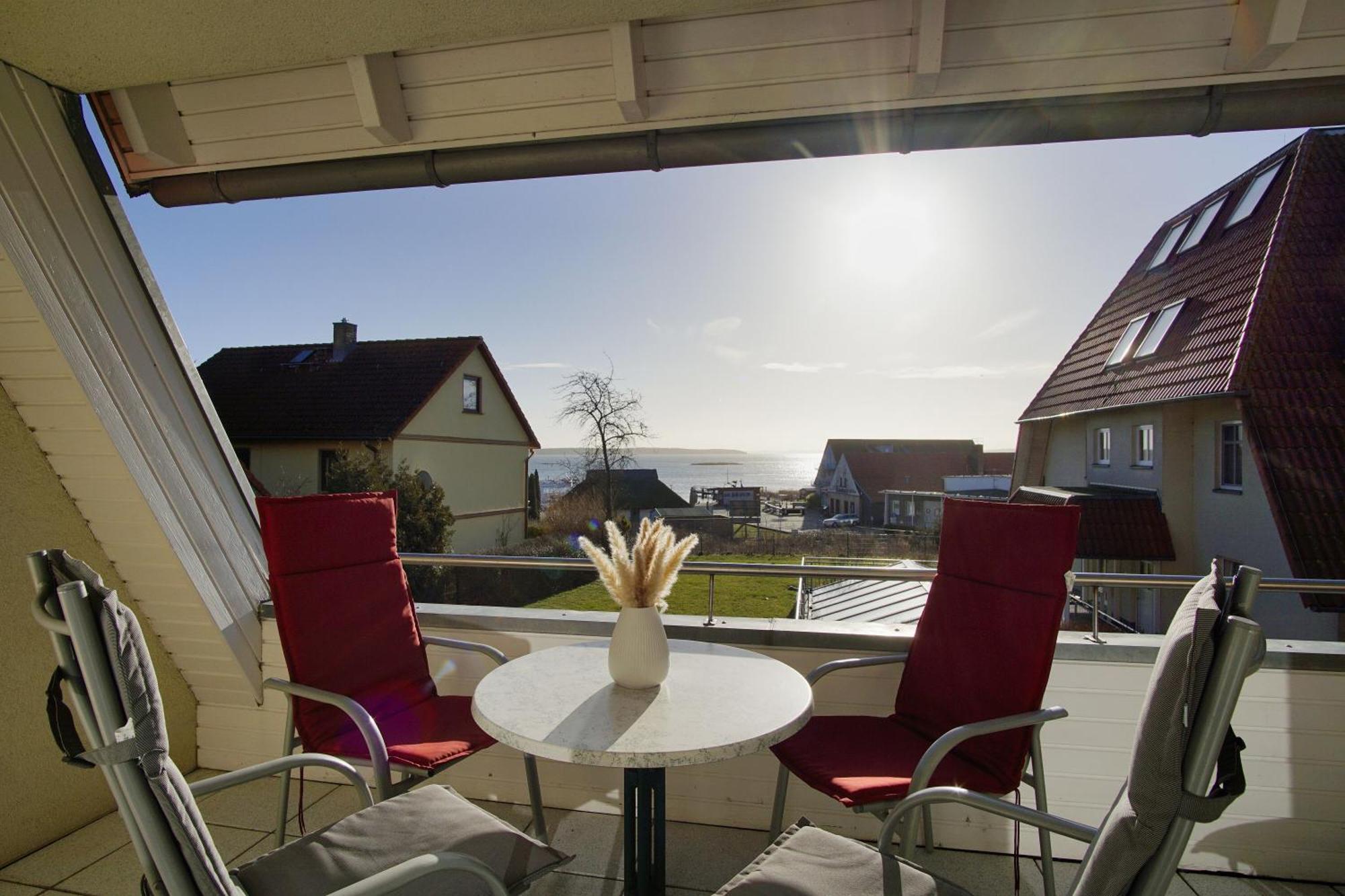 Hafenhäuser Breege FeWo 05 Balkon Exteriör bild